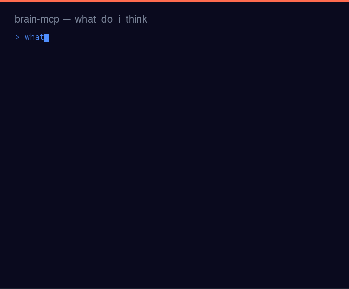 what_do_i_think demo